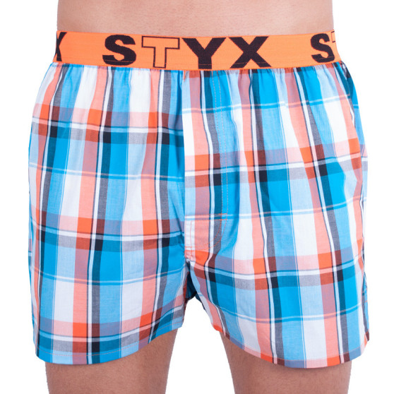 Boxers para homem Styx desporto elástico multicolorido (B631)