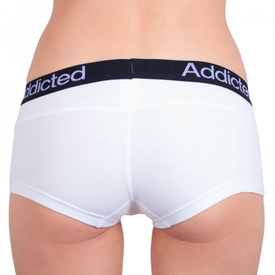 2PACK cuecas para mulher  branco azul branco roxo Addicted