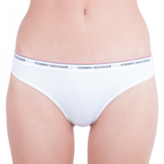 3PACK tanga para mulher Tommy Hilfiger branco (UW0UW00048 100)