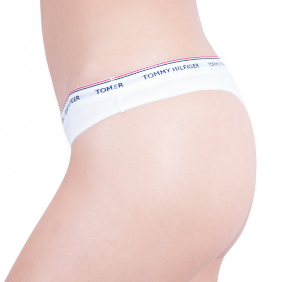 3PACK tanga para mulher Tommy Hilfiger branco (UW0UW00048 100)