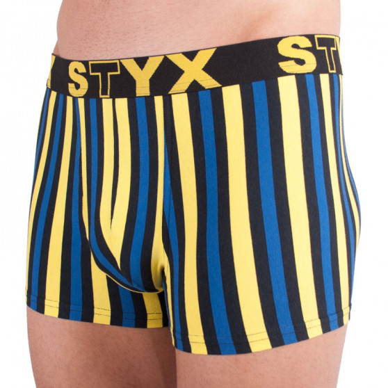 Boxers para homem Styx desporto elástico multi-colorido (G860)