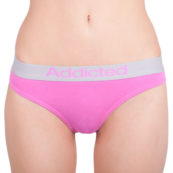 Tanga para mulher Addicted rosa