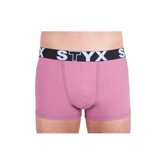 Boxers para homem Styx elástico desportivo rosa (G9)