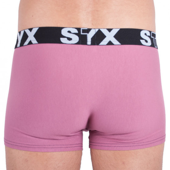 Boxers para homem Styx elástico desportivo rosa (G9)