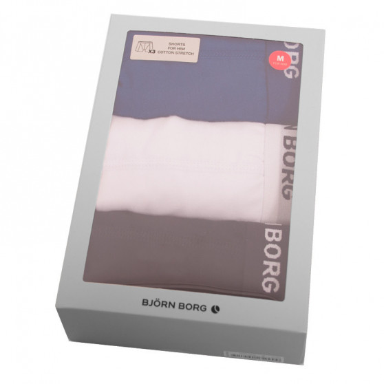 3PACK Boxers para homem Bjorn Borg multicolorido (9999-1024-70101)