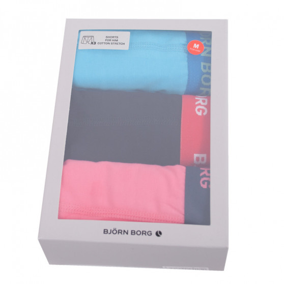 3PACK Boxers para homem Bjorn Borg multicolorido (1811-1117-70391)