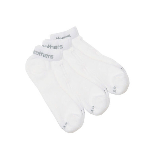 3PACK meias  rapid branco Horsefeathers