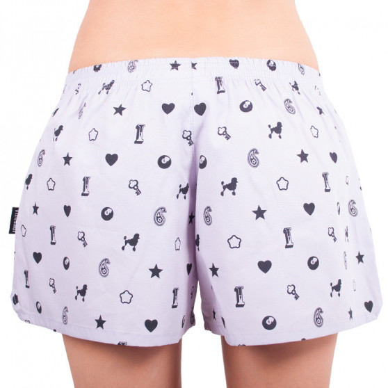 Boxers para mulher Infantia roxo claro com estampado DTKG17