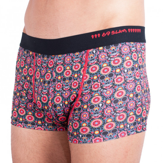 Boxers para homem 69SLAM caveira flor da anca