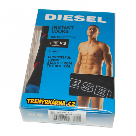 3PACK Boxers para homem Diesel multicolorido (00SAB2-0BATD-E3959)