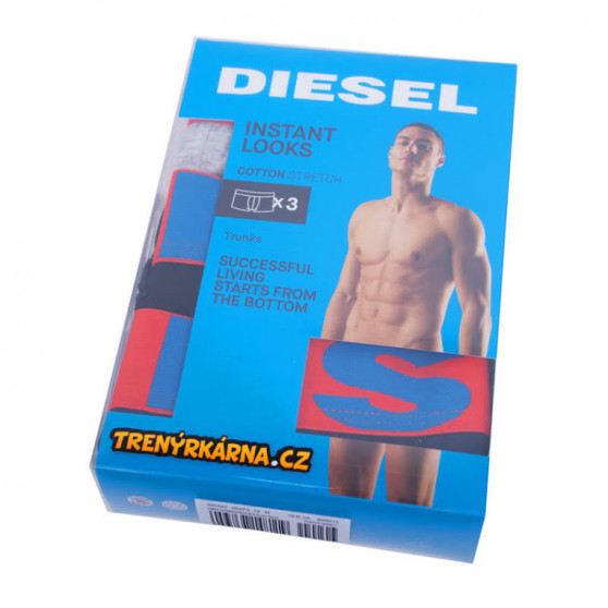 3PACK Boxers para homem Diesel multicolorido (00SAB2-0GAPG-10)