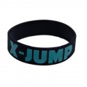 Pulseira de borracha X-jump preta