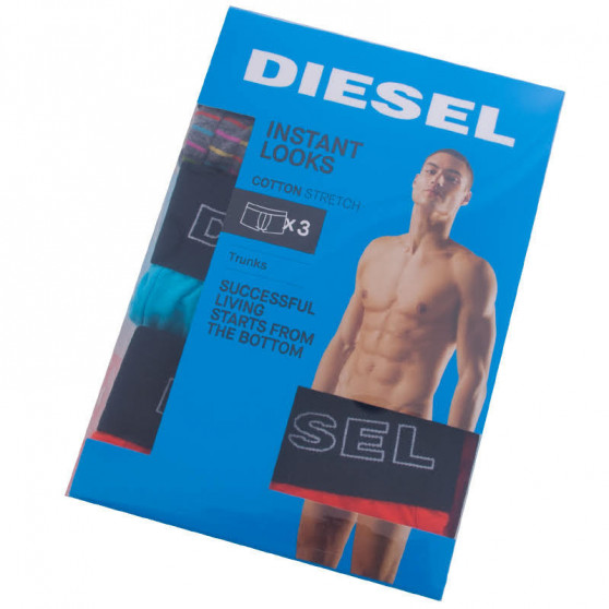 3PACK Boxers para homem Diesel multicolorido (00SAB2-0CATE-E4027)