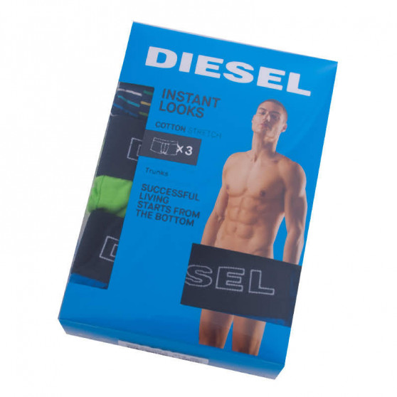 3PACK Boxers para homem Diesel multicolorido (00SAB2-0CATE-E4029)