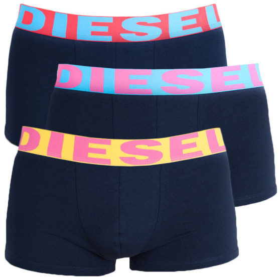 3PACK Boxers para homem Diesel azul escuro (00SAB2-0GAPG-06)