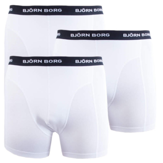 3PACK Boxers para homem Bjorn Borg branco (9999-1028-00011)