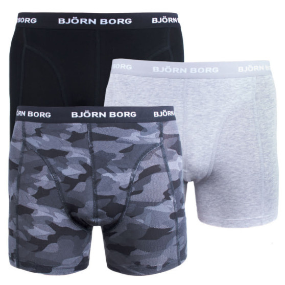 3PACK Boxers para homem Bjorn Borg multicolorido (9999-1132-90651)