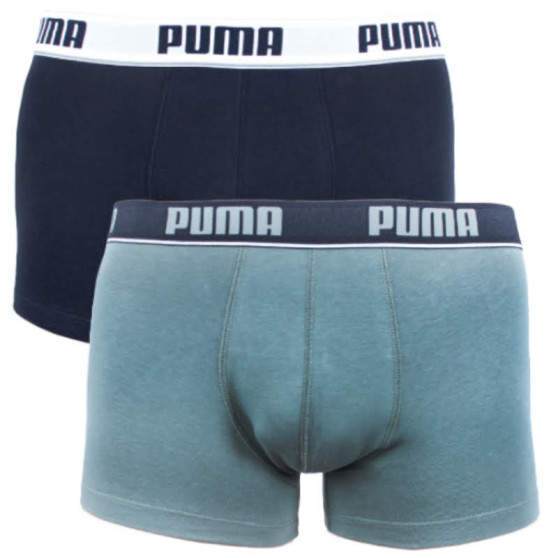 2PACK Boxers para homem Puma preto cinzento (671012001 315)