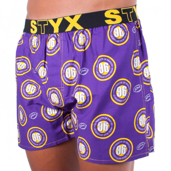 Boxers para homem Styx arte desporto borracha universidade (B754)