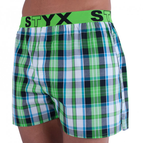 Boxers para homem Styx desporto elástico multicolorido (B718)