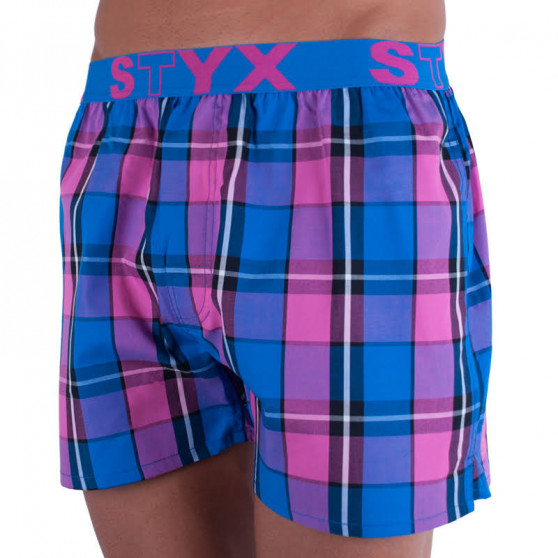 Boxers para homem Styx desporto elástico multicolorido (B720)