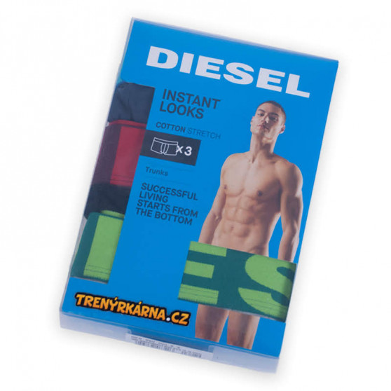 3PACK Boxers para homem Diesel multicolorido (00SAB2-0GAPG-12)