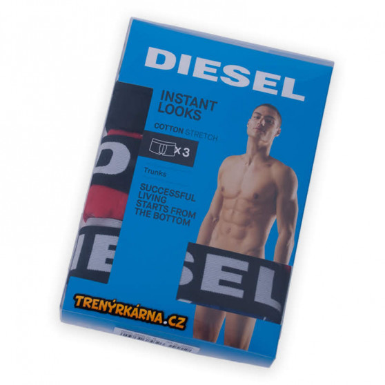 3PACK Boxers para homem Diesel multicolorido (00SAB2-0BATE-E4031)