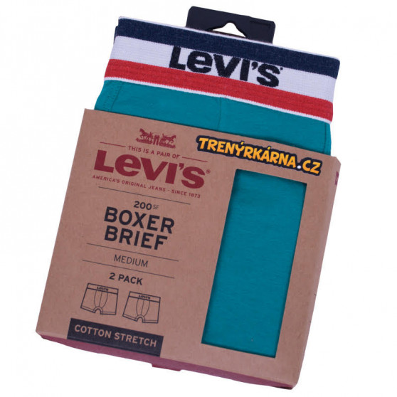 2PACK Boxers para homem Levis multicolorido (985016001 315)