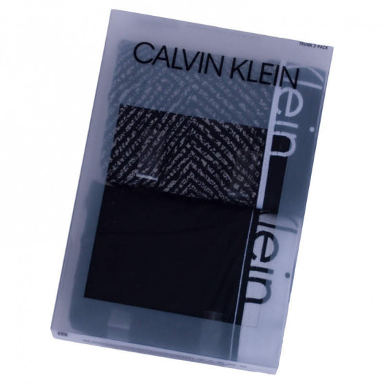 2PACK Boxers para homem Calvin Klein preto (NU8643A-6NS)