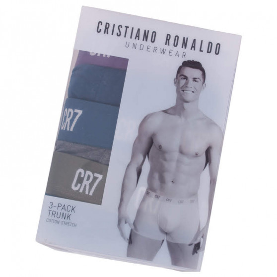 3PACK Boxers para homem CR7 multicolorido (8100-49-647)