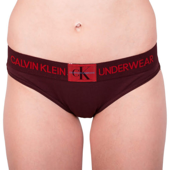 Tanga para mulher Calvin Klein vermelho (QF4920E-XP2)