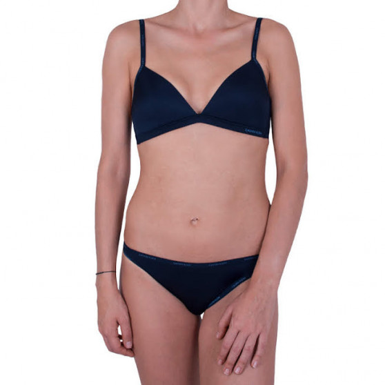 Cuecas para mulher Calvin Klein azul escuro (QF4530E-0PP)