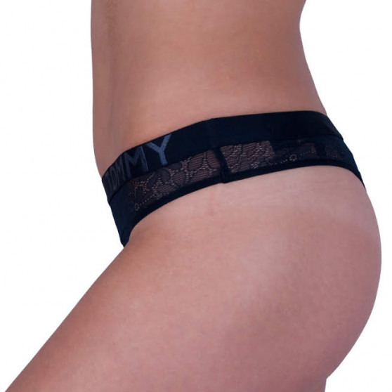 Tanga para mulher Tommy Hilfiger azul escuro (UW0UW01394 416)