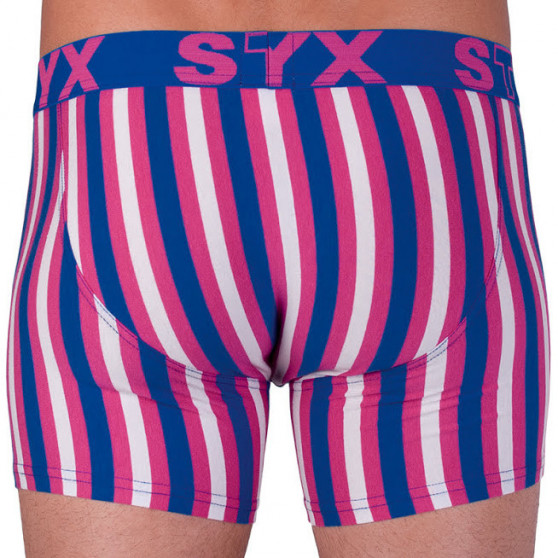 Boxers para homem Styx longo desportivo elástico multicolorido (U864)