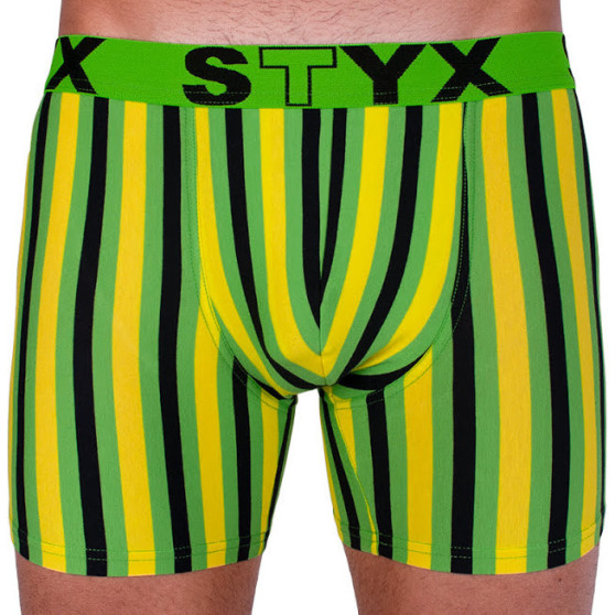 Boxers para homem Styx longo desportivo elástico multicolorido (U865)