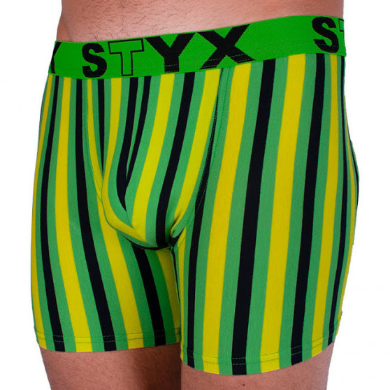 Boxers para homem Styx longo desportivo elástico multicolorido (U865)