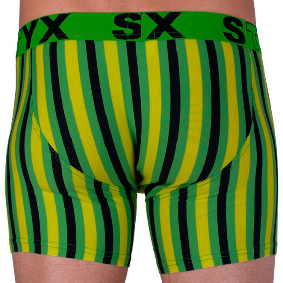 Boxers para homem Styx longo desportivo elástico multicolorido (U865)