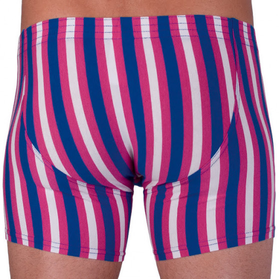 Boxers para homem Styx longo elástico clássico multicolorido (F864)