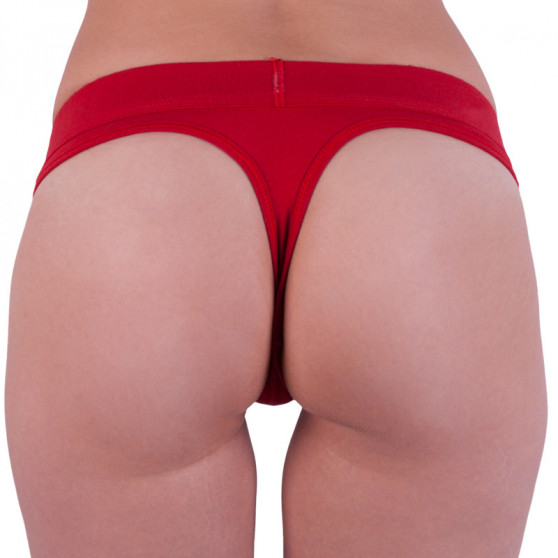 Tanga para mulher Calvin Klein vermelho (QF4920E-RYM)