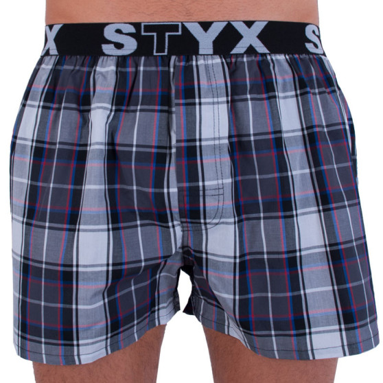 Boxers para homem Styx desporto elástico multicolorido (B708)