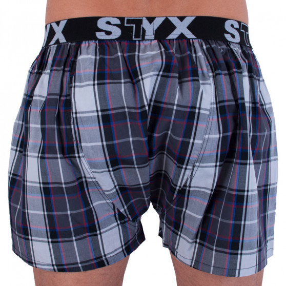 Boxers para homem Styx desporto elástico multicolorido (B708)