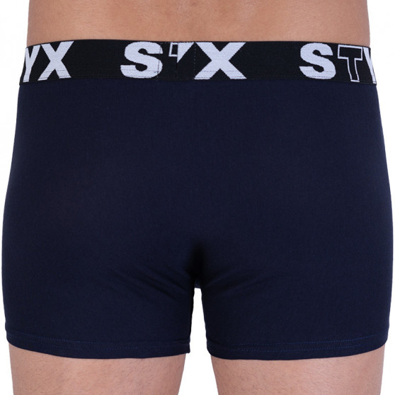 Boxers para homem Styx desporto elástico azul escuro (G963)