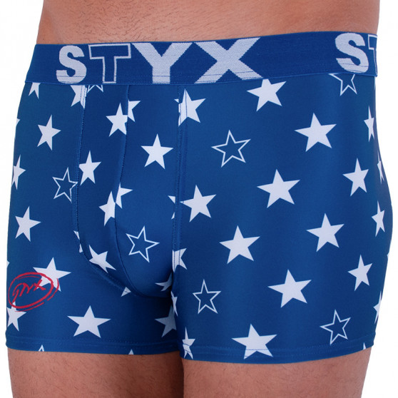 Boxers para homem Styx arte desporto estrelas de borracha (G658)