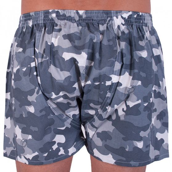 Boxers para homem Styx arte clássica borracha cinzento camuflado (A656)