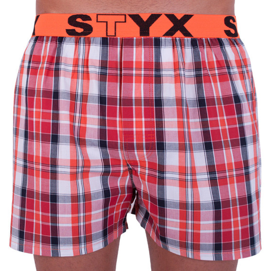 Boxers para homem Styx desporto elástico multicolorido (B638)