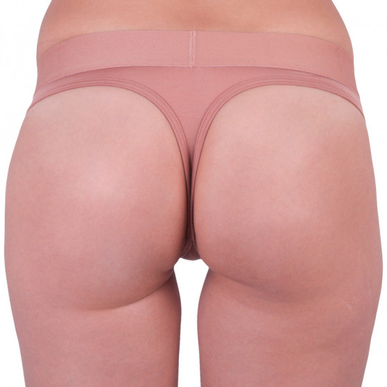 Tanga para mulher Calvin Klein castanho (QF4942E-YUT)