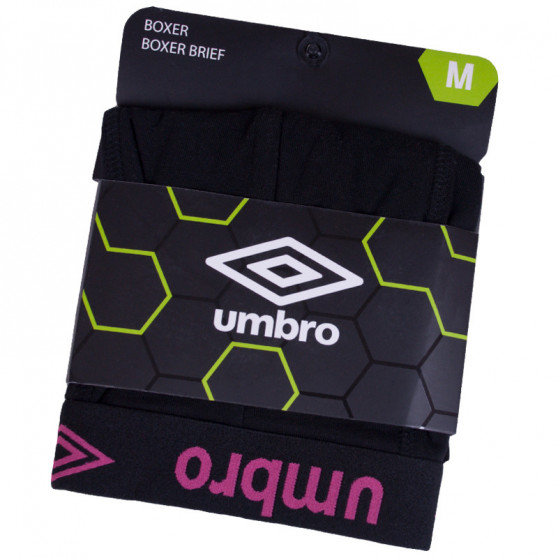 Boxers para homem Umbro short preto e rosa