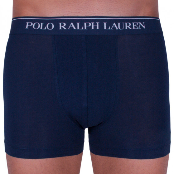 3PACK Boxers para homem Ralph Lauren azul escuro (714513424006)