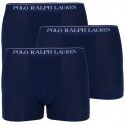 3PACK Boxers para homem Ralph Lauren azul escuro (714513424006)