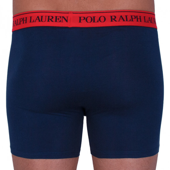 3PACK Boxers para homem Ralph Lauren azul escuro (714713772004)